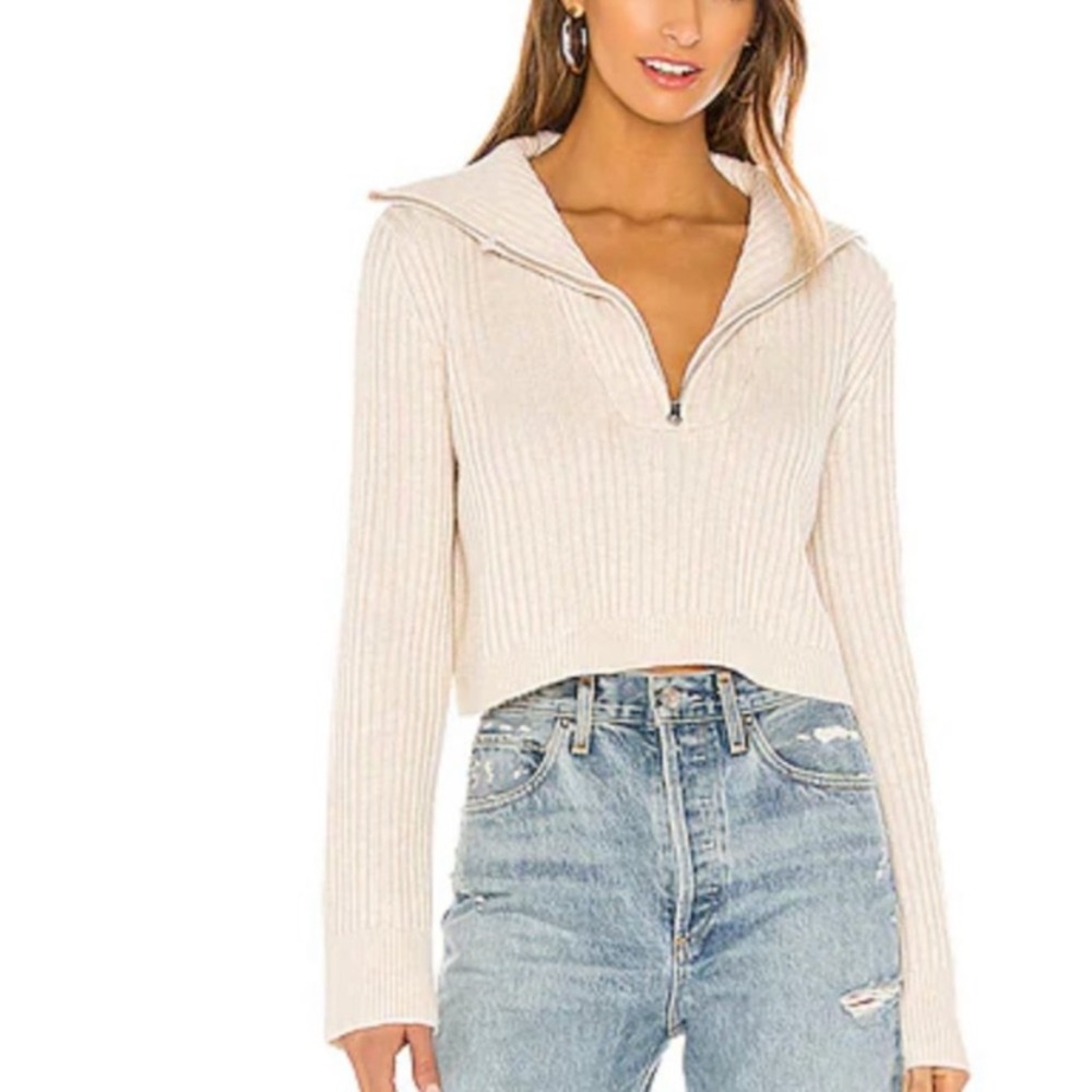 Tularosa quarter zip sweater XS